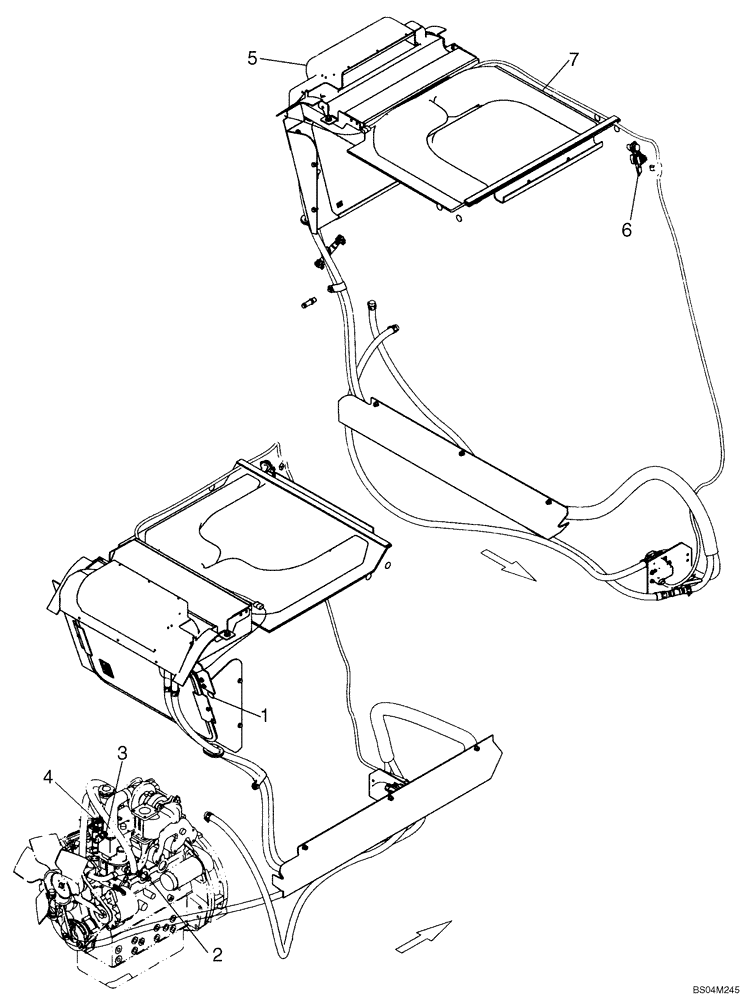 Схема запчастей Case 420 - (09-35) - HEATER, DELUXE (09) - CHASSIS