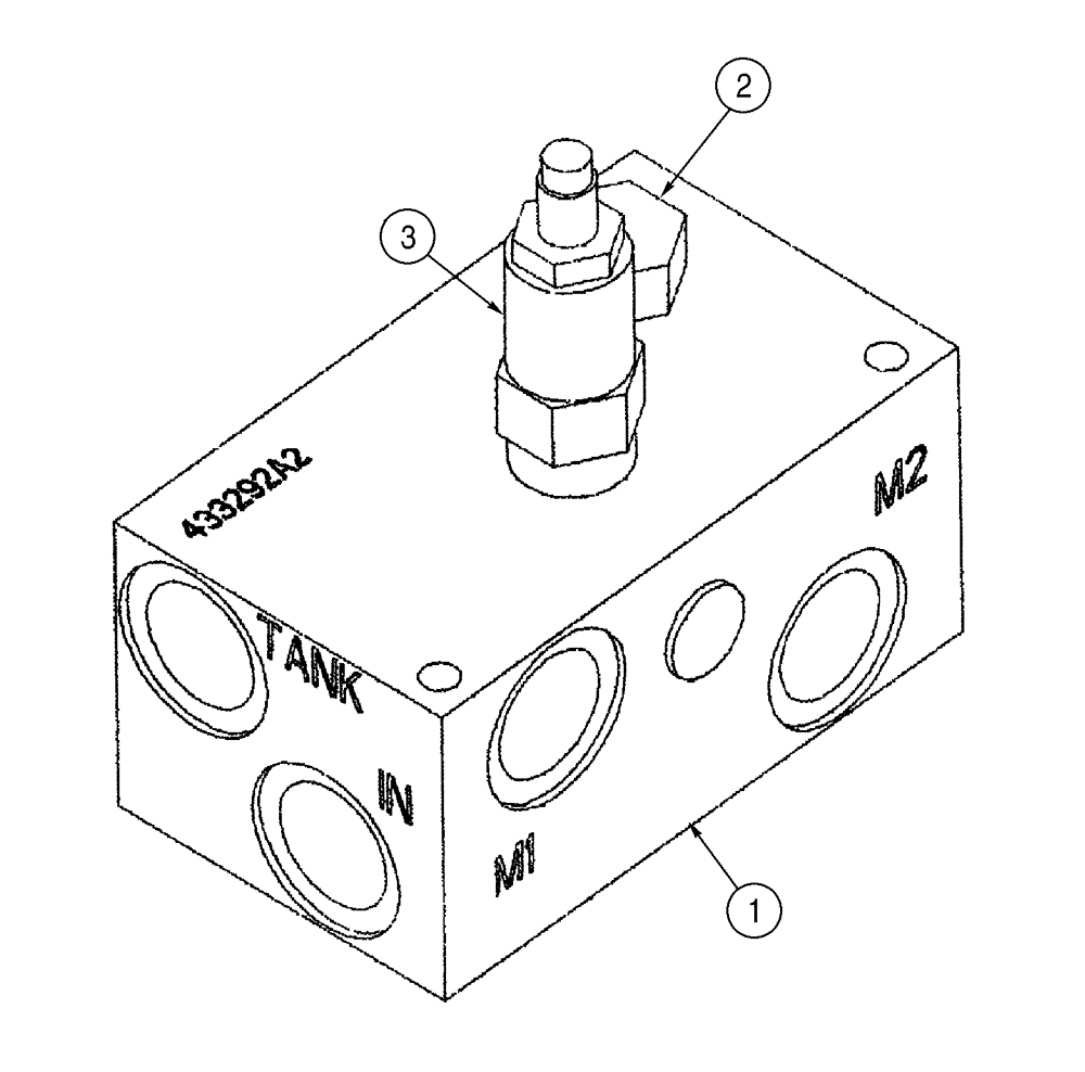 Схема запчастей Case 921C - (08-53) - VALVE ASSY, RELIEF - FAN DRIVE (08) - HYDRAULICS