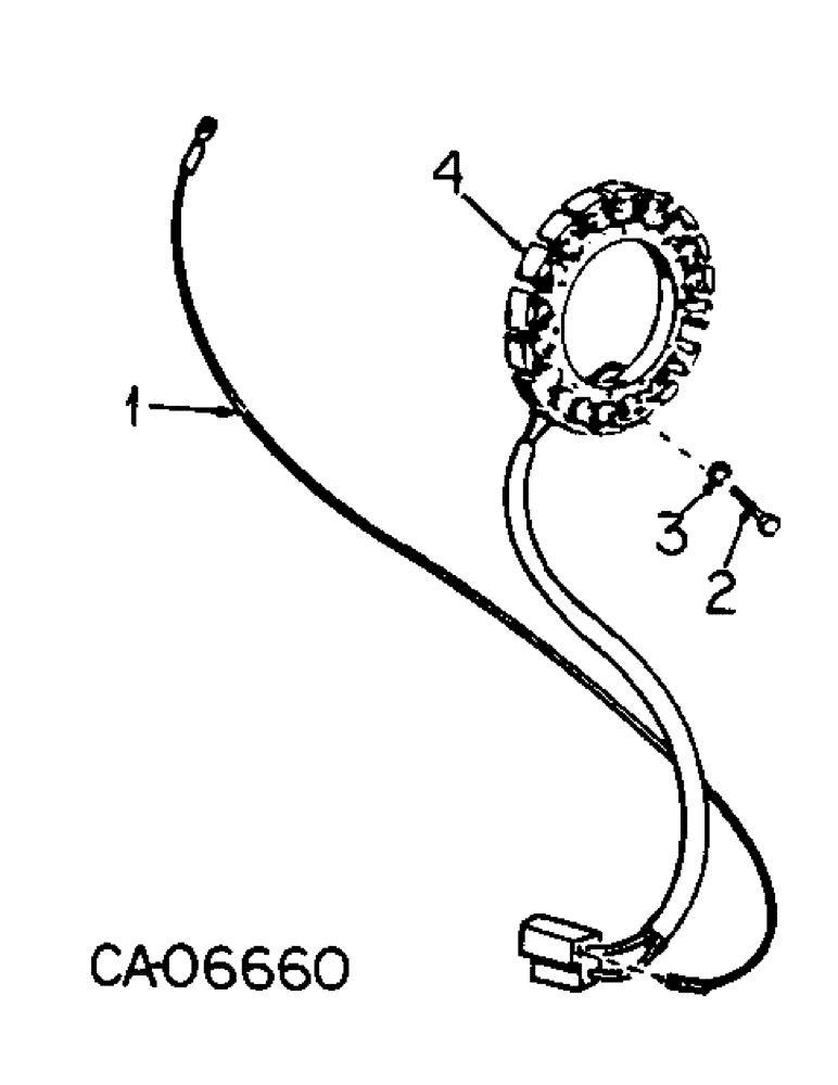 Схема запчастей Case 4125 - (08-6) - ELECTRICAL, FLYWHEEL ALTERNATOR (06) - ELECTRICAL