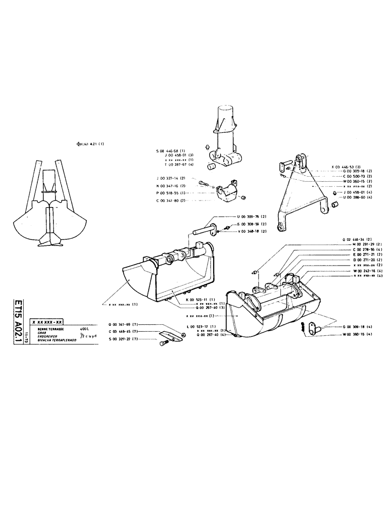 Схема запчастей Case TC45 - (131) - GRAB 