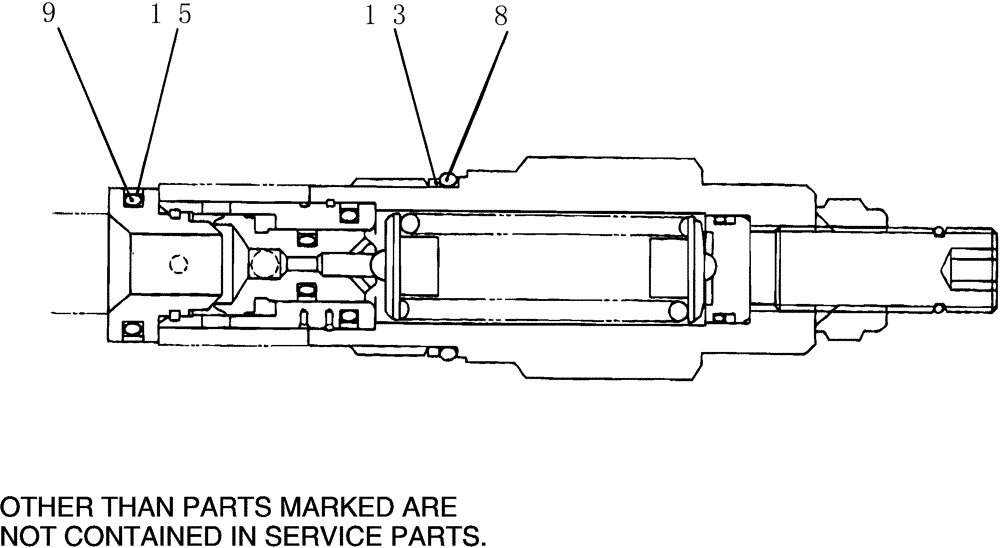 Схема запчастей Case CX31B - (HC851-01) - VALVE ASSY, RELIEF (00) - GENERAL & PICTORIAL INDEX