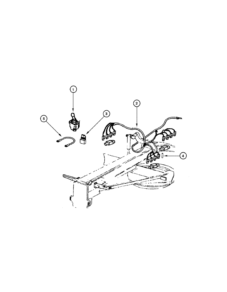 Схема запчастей Case 845 - (04-34[01]) - ELECTRIC SYSTEM - HYDRAULIC ACCUMULATOR (04) - ELECTRICAL SYSTEMS