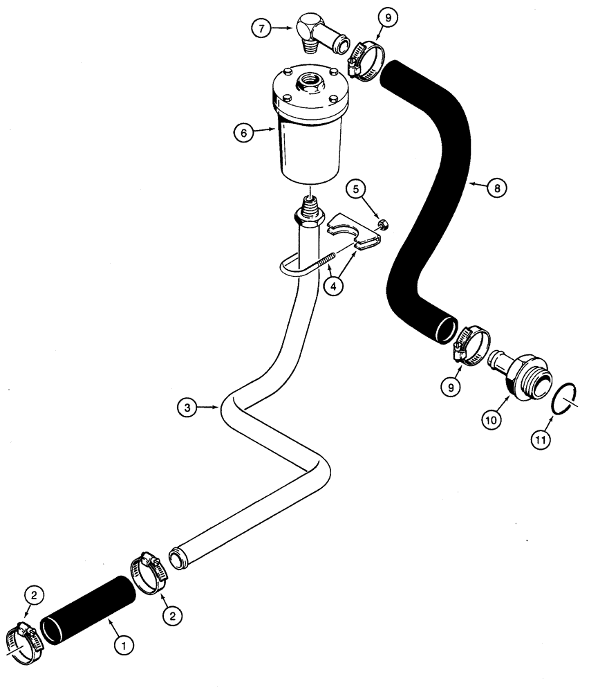 Схема запчастей Case 750H - (06-17) - HYDRAULICS CRAWLER CIRCUIT (06) - POWER TRAIN