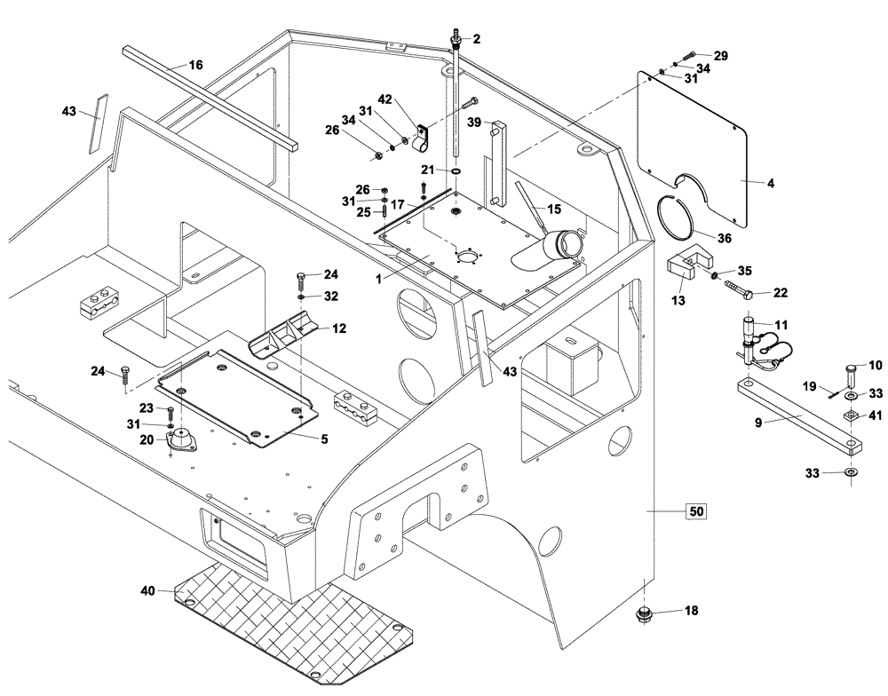 Схема запчастей Case DV202 - (12-170/124[02]) - CHASSIS (12) - Chassis/Attachments