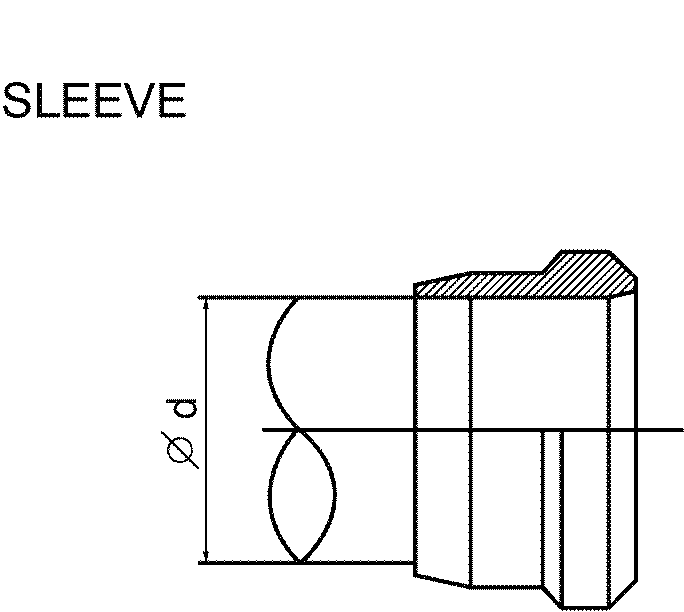 Схема запчастей Case CX27B - (00-002) - SLEEVE PART NO. (05) - SERVICE & MAINTENANCE