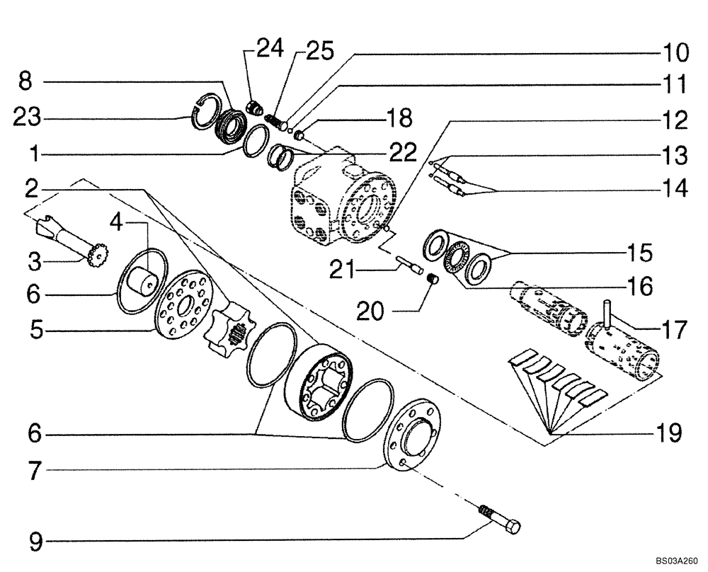 Схема запчастей Case 865 - (05.02[00]) - VALVE ASSEMBLY - STEERING CONTROL (05) - STEERING