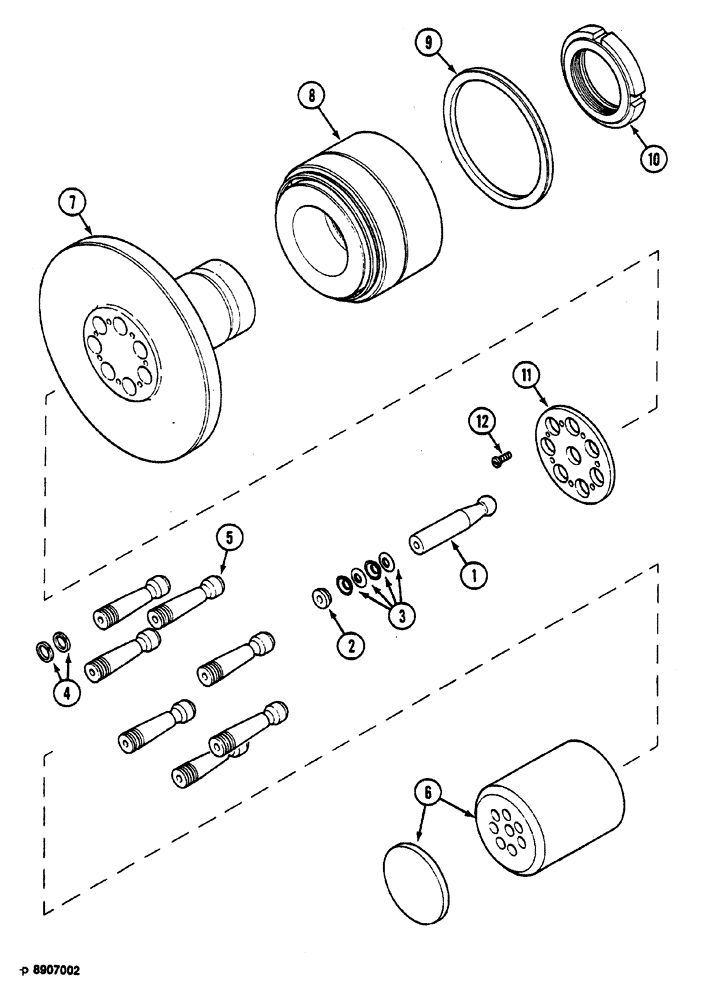 Схема запчастей Case 1088 - (116) - ROTARY GROUP (35) - HYDRAULIC SYSTEMS