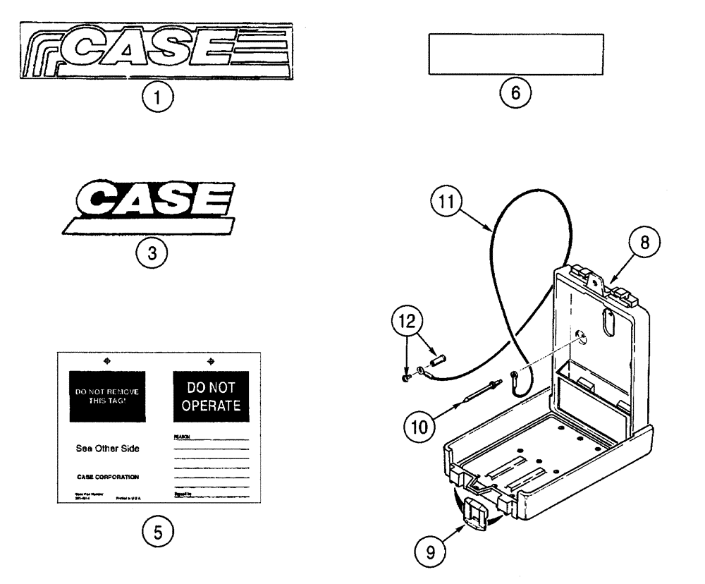 Схема запчастей Case BPM335 - (09-31) - BPM335 DECALS 