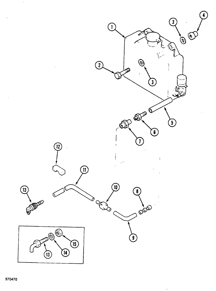 Схема запчастей Case 688 - (4-26) - WINDSHIELD WASHER (04) - ELECTRICAL SYSTEMS