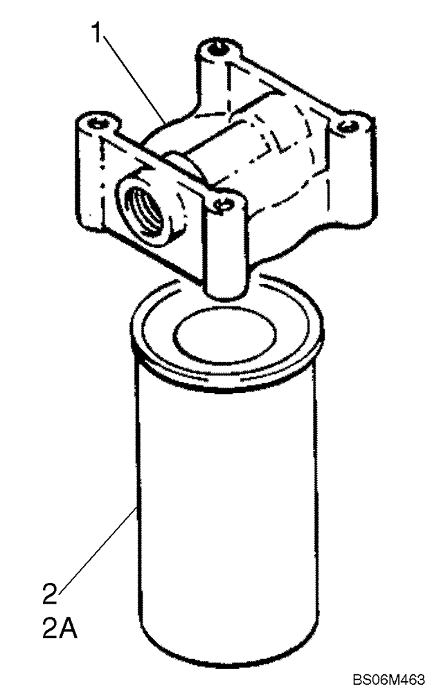 Схема запчастей Case 921E - (03-02) - FILTER, FUEL - WATER SEPERATOR (03) - FUEL SYSTEM