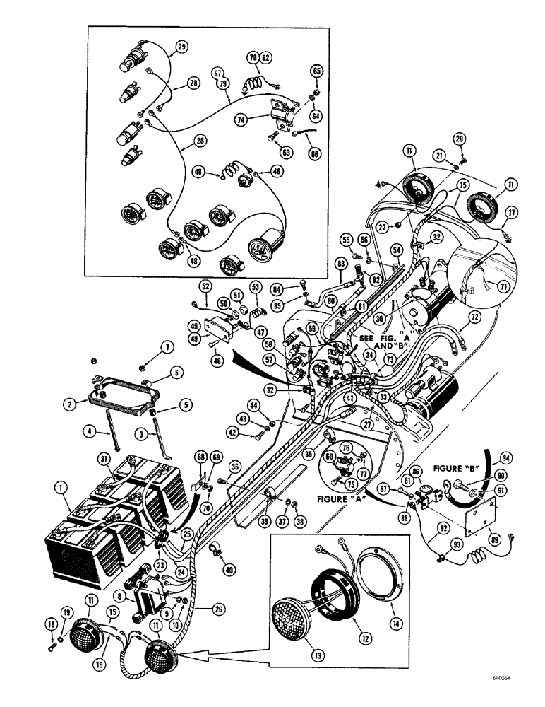 Схема запчастей Case 750 - (042) - ELECTRICAL SYSTEM (06) - ELECTRICAL SYSTEMS