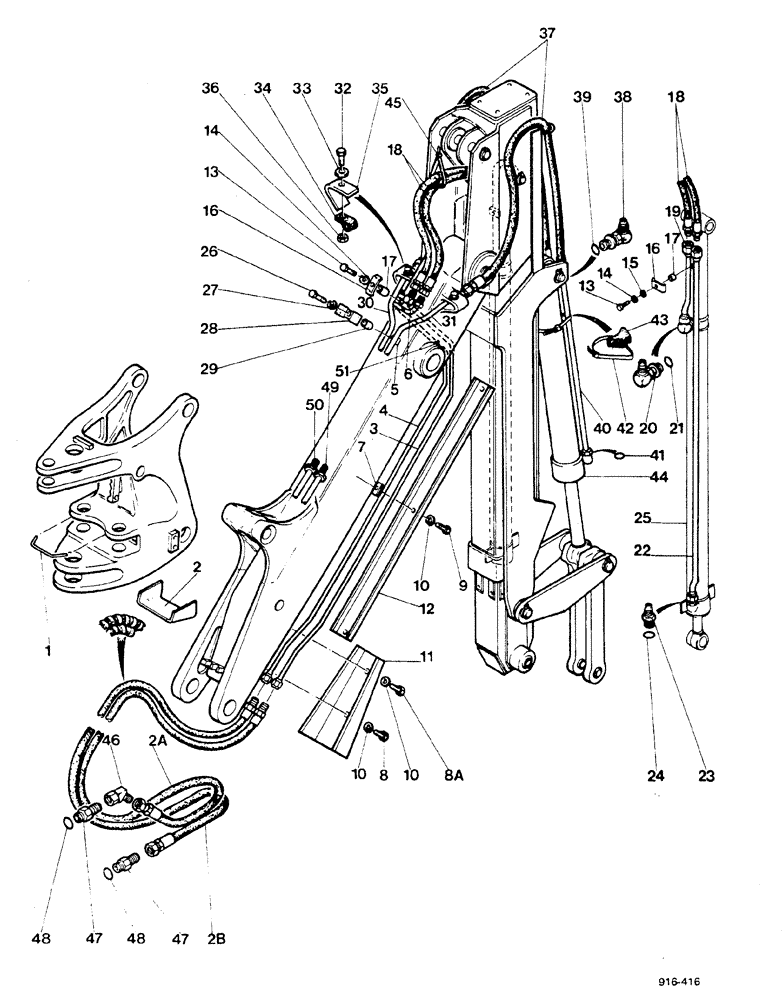 Схема запчастей Case 580F - (248) - BACKHOE, HYDRAULIC AND CYLINDERS (35) - HYDRAULIC SYSTEMS