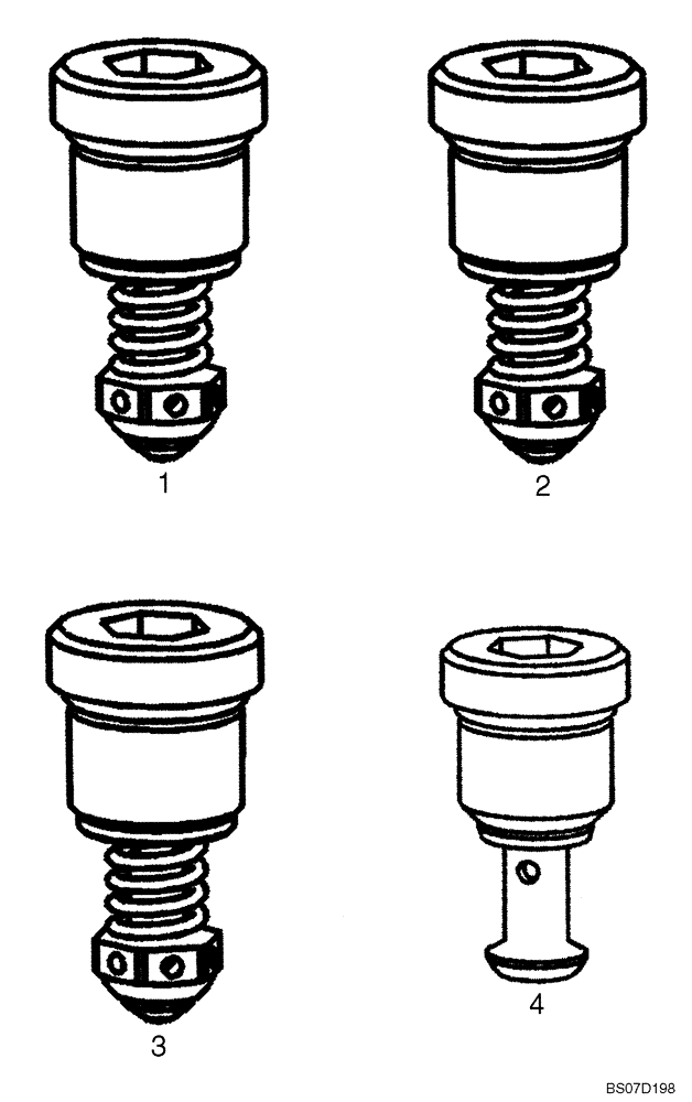 Схема запчастей Case 410 - (08-24) - CONTROL VALVE - RELIEF VALVES (08) - HYDRAULICS