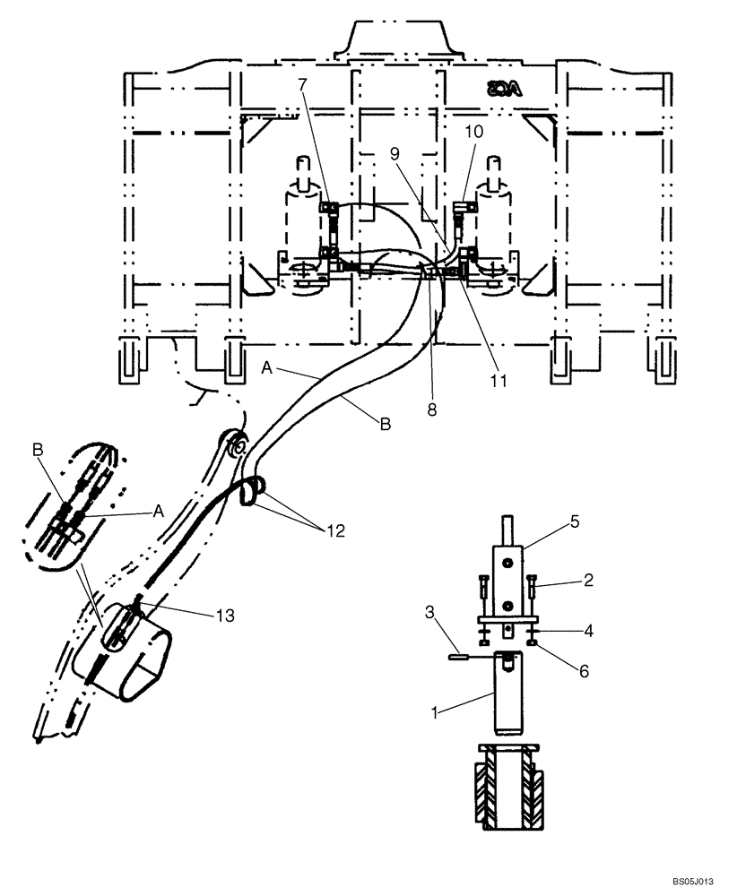 Схема запчастей Case 721E - (09-14) - COUPLER, HYDRAULIC - Z-BAR - ACS (09) - CHASSIS