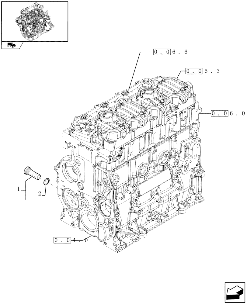 Схема запчастей Case F5CE9454E A001 - (0.27.0) - ENGINE OIL DIPSTICK (504183276) 