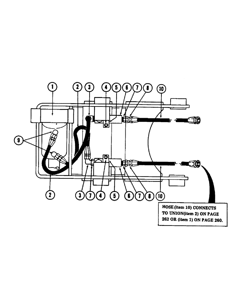 Схема запчастей Case 880B - (258) - WRIST-O-TWIST TUBING (07) - HYDRAULIC SYSTEM