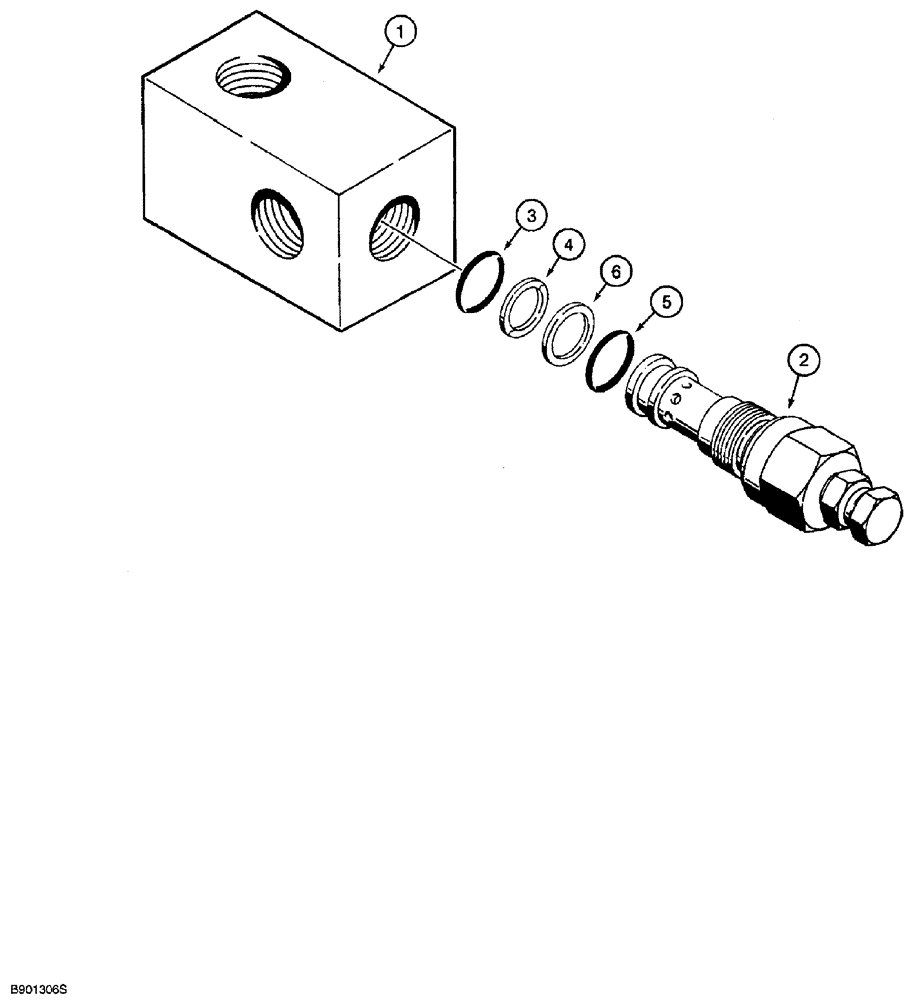 Схема запчастей Case 850G - (8-52) - REGENERATION RELIEF VALVE ASSEMBLY (MODELS WITH OPTIONAL FIELD INSTALLED, LOW PRESSURE REGEN. KIT) (07) - HYDRAULIC SYSTEM