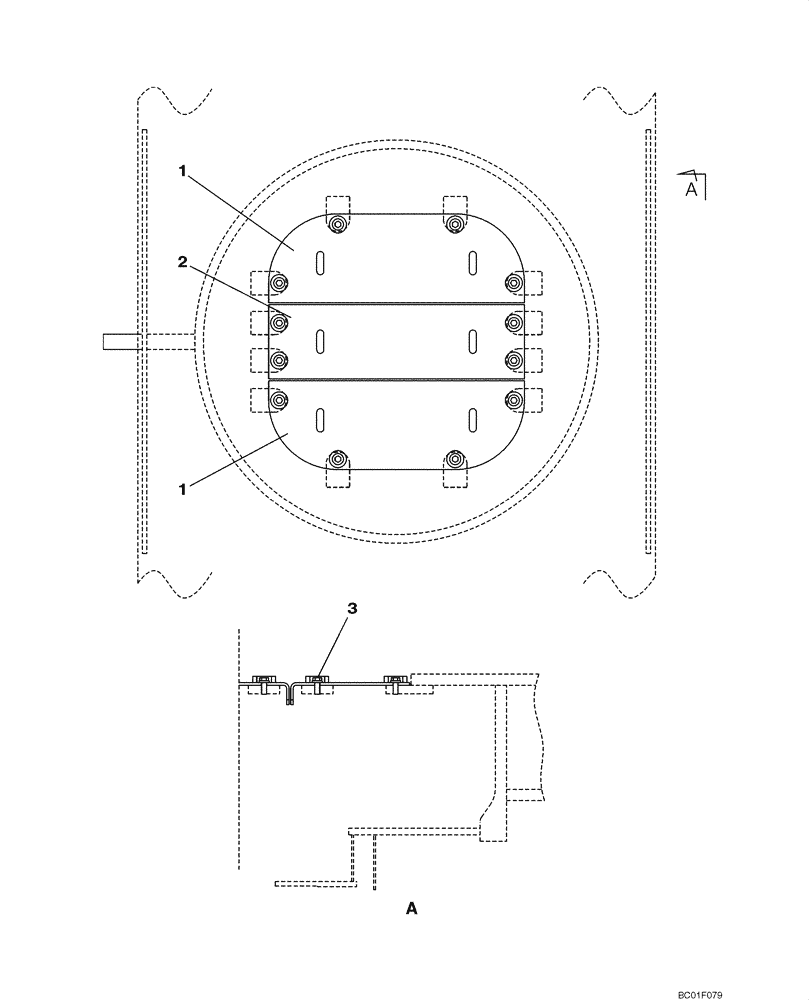 Схема запчастей Case CX800B - (05-11) - TURING JOINT PROTECTION (11) - TRACKS/STEERING