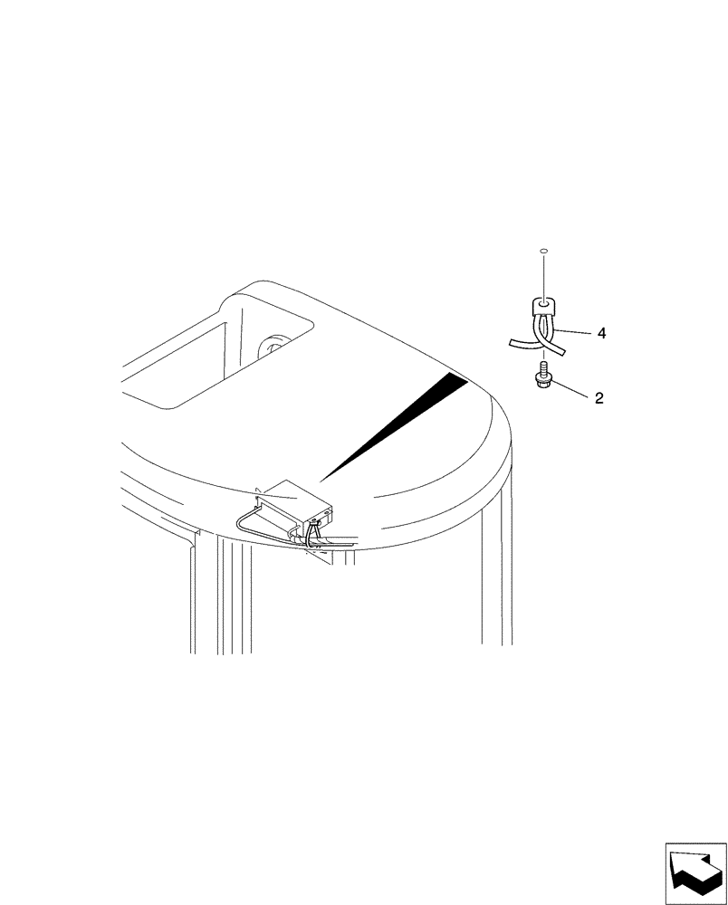 Схема запчастей Case CX31B - (01-075[00]) - RADIO INSTAL, WITHOUT RADIO (55) - ELECTRICAL SYSTEMS