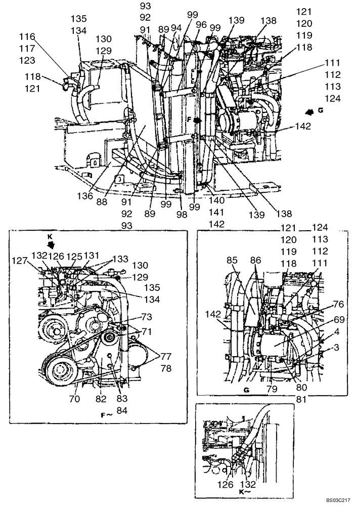 Схема запчастей Case CX75SR - (09-24) - AIR CONDITIONING SYSTEM (09) - CHASSIS/ATTACHMENTS