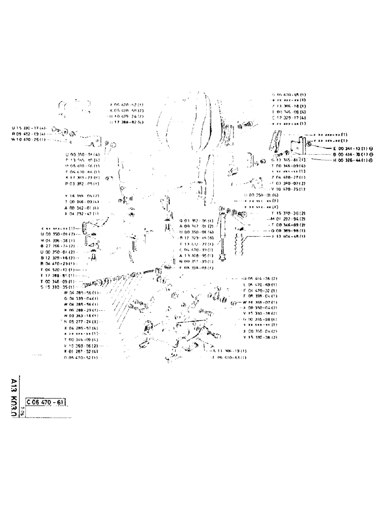 Схема запчастей Case 75P - (013) - SEAT (05) - UPPERSTRUCTURE CHASSIS