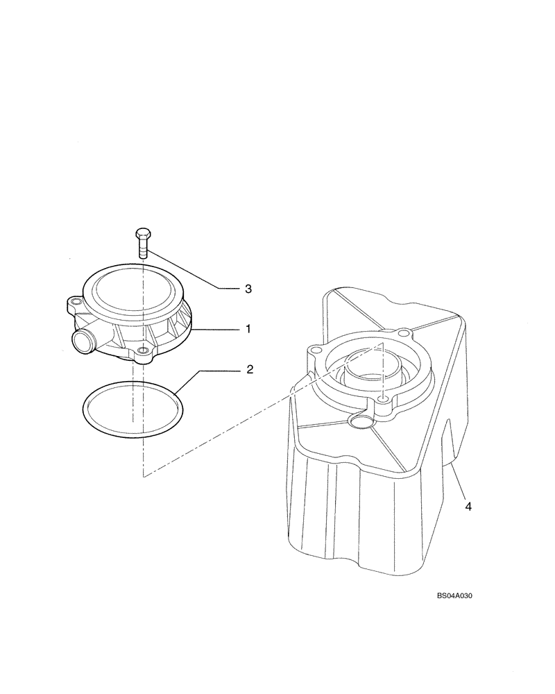 Схема запчастей Case 580SM - (02-15) - BREATHER - ENGINE (02) - ENGINE