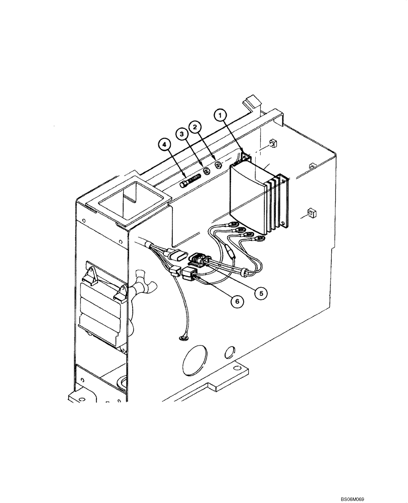 Схема запчастей Case 885 - (04.14[00]) - ELECTRIC SYSTEM - VOLTAGE CONVERTER (04) - ELECTRICAL SYSTEMS