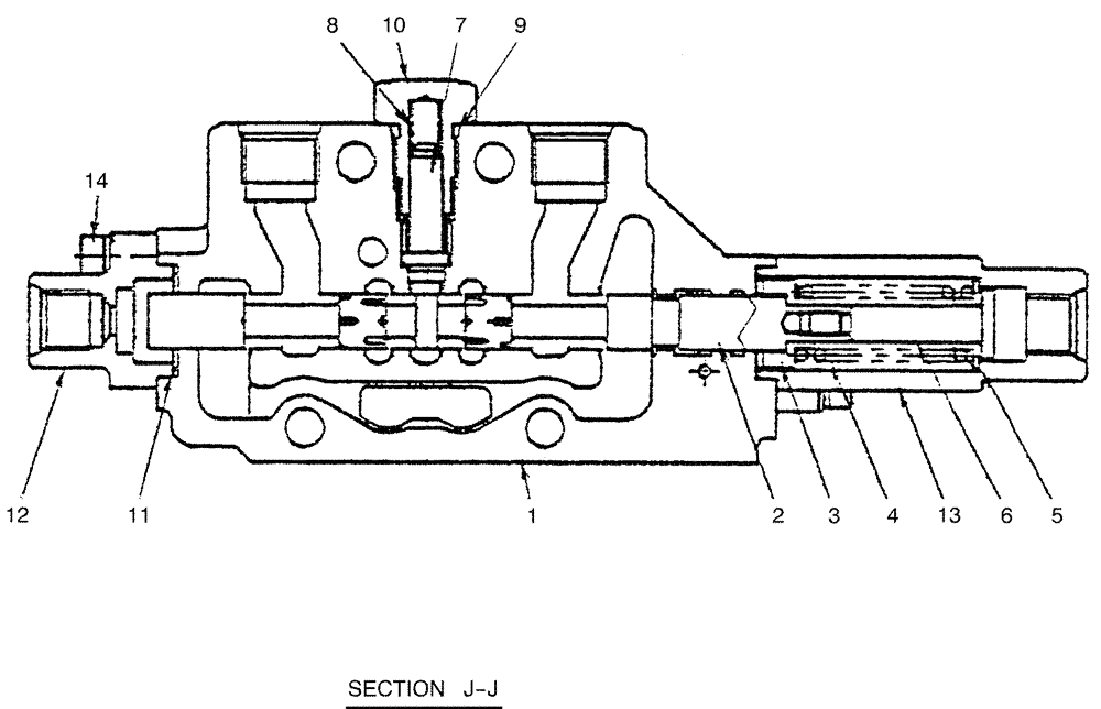 Схема запчастей Case CX36B - (07-010) - VALVE ASSY, CONTROL (TRAVEL LEFT) (35) - HYDRAULIC SYSTEMS