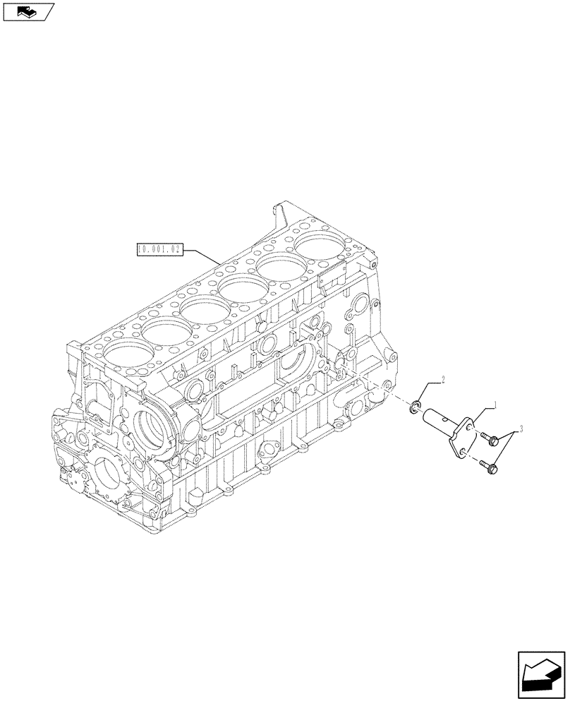 Схема запчастей Case F3BE0684N E916 - (10.304.04) - OIL PRESSURE REGULATION VALVE (99459425) (10) - ENGINE