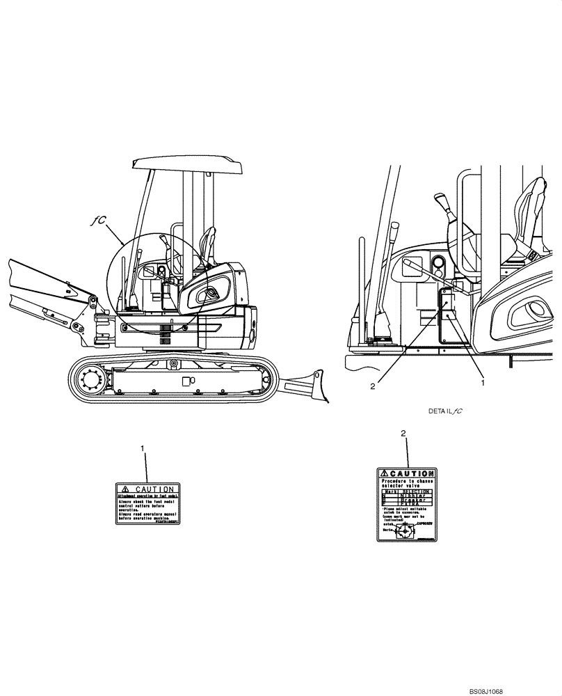 Схема запчастей Case CX50B - (06-022) - NAME PLATE INSTALLATION (NIBBLER & BREAKER) (PW22T00087F, PW22T00087F2) NAME-PLATE