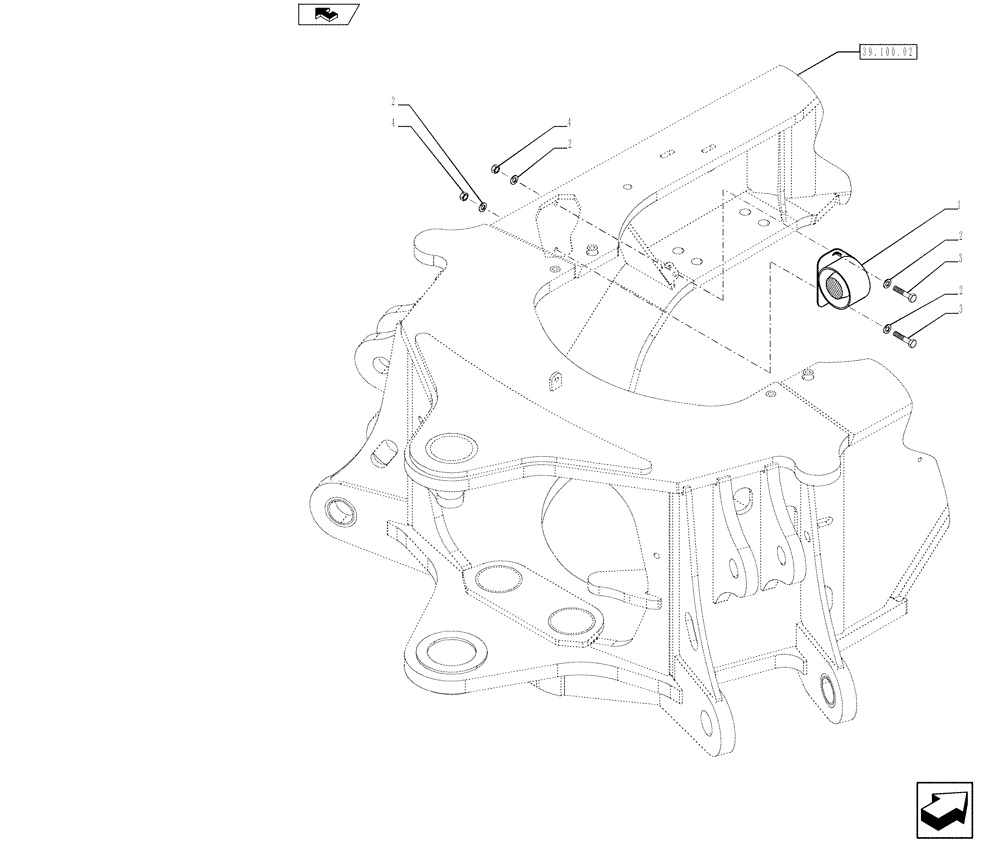 Схема запчастей Case 580SN WT - (55.408.01) - ELECTRICAL - ALARM ASM - BACKUP (55) - ELECTRICAL SYSTEMS