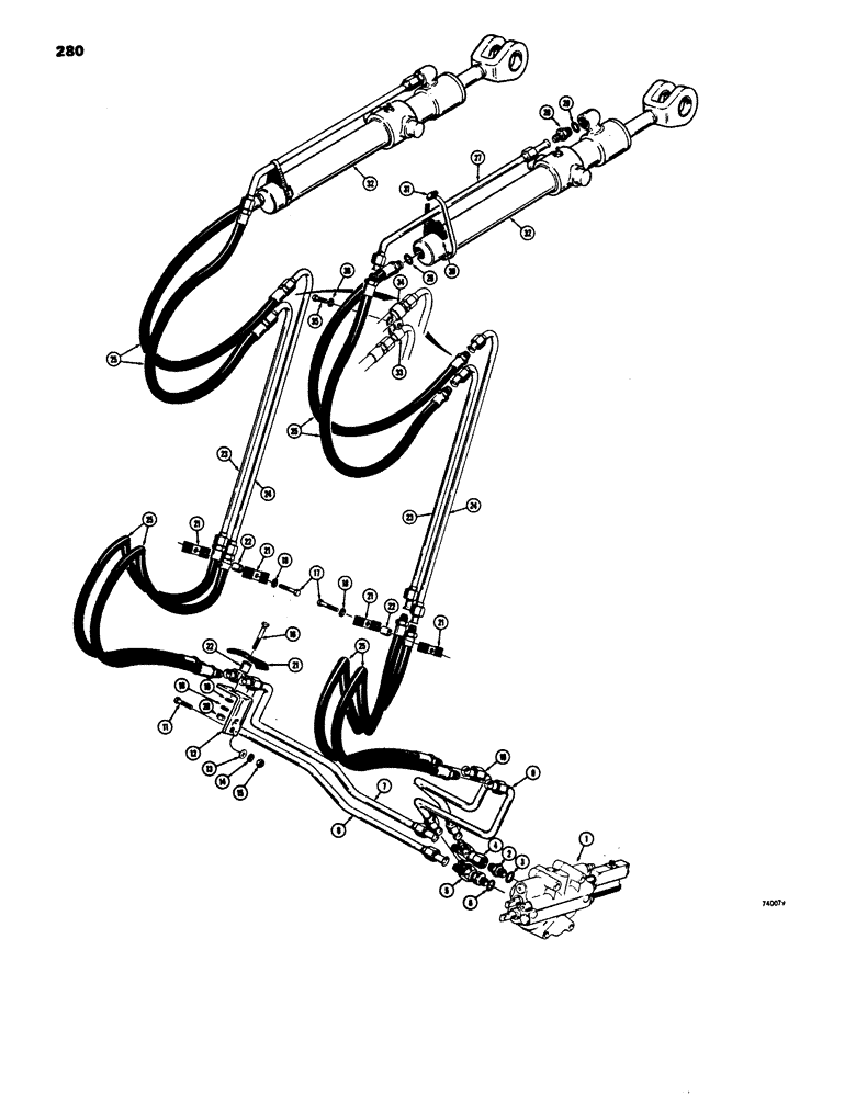 Схема запчастей Case 680E - (260) - ALCOHOL EVAPORATOR, BEFORE TRACTOR SN 9121647 (88) - ACCESSORIES