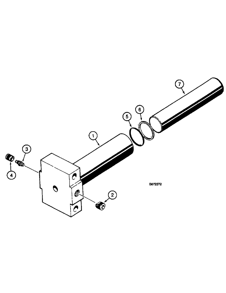 Схема запчастей Case 660 - (9-068) - TRENCHER ROCK BOOM CHAIN ADJUSTER, 110,000 AND 150,000 POUND CHAINLINE (09) - CHASSIS/ATTACHMENTS