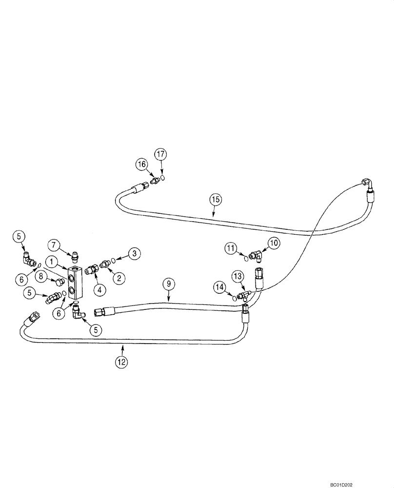 Схема запчастей Case 70XT - (07-04) - BRAKE SYSTEM - HYDRAULIC (07) - BRAKES