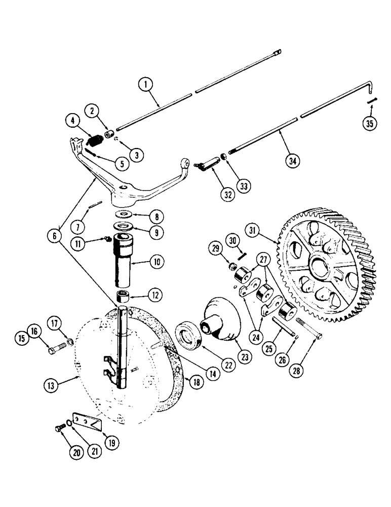 Схема запчастей Case W10C - (046) - GOVERNOR, (377) SPARK IGNITION ENGINE (03) - FUEL SYSTEM