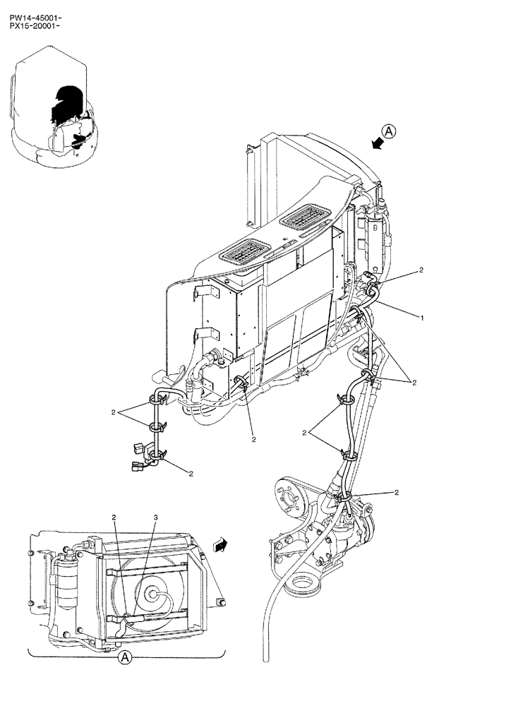 Схема запчастей Case CX36B - (05-031) - HARNESS ASSY (COOLER) OPTIONAL PARTS