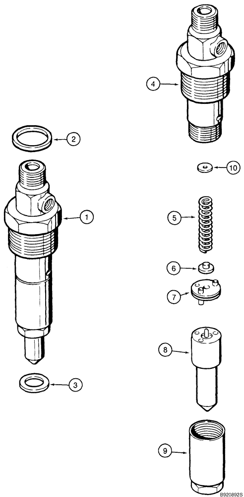 Схема запчастей Case 686GXR - (3-22) - FUEL INJECTION NOZZLE, 4-390 EMISSIONS CERTIFIED ENGINE (03) - FUEL SYSTEM