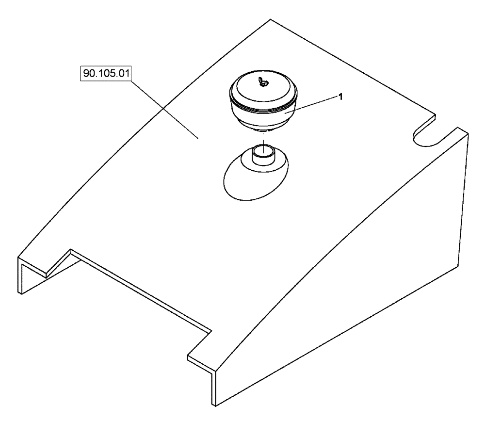 Схема запчастей Case PT240 - (10.202.02[02]) - AIR PRE FILTER INLET CLEANER COVER-OPTIONAL (GROUP 131-ND144829) (10) - ENGINE