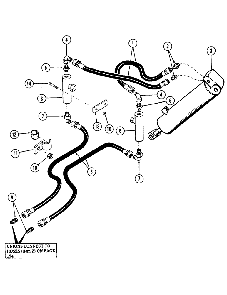 Схема запчастей Case 50 - (132) - WRIST-O-TWIST TUBING, (S/N 6279926 AND AFTER) (35) - HYDRAULIC SYSTEMS