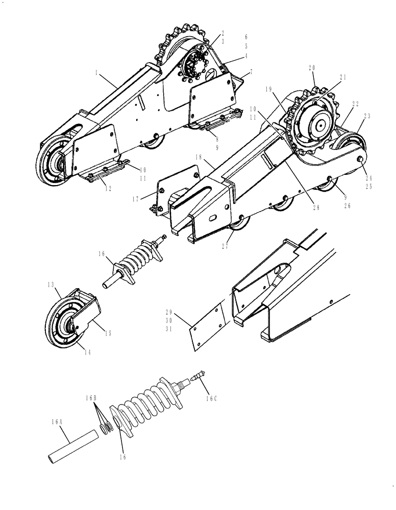 Схема запчастей Case 420CT - (06-22) - FINAL DRIVE (420CT) (06) - POWER TRAIN