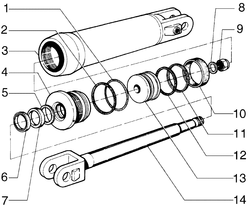 Схема запчастей Case 865B - (08-63[01]) - SCARIFIER LIFT CYLINDER (08) - HYDRAULICS