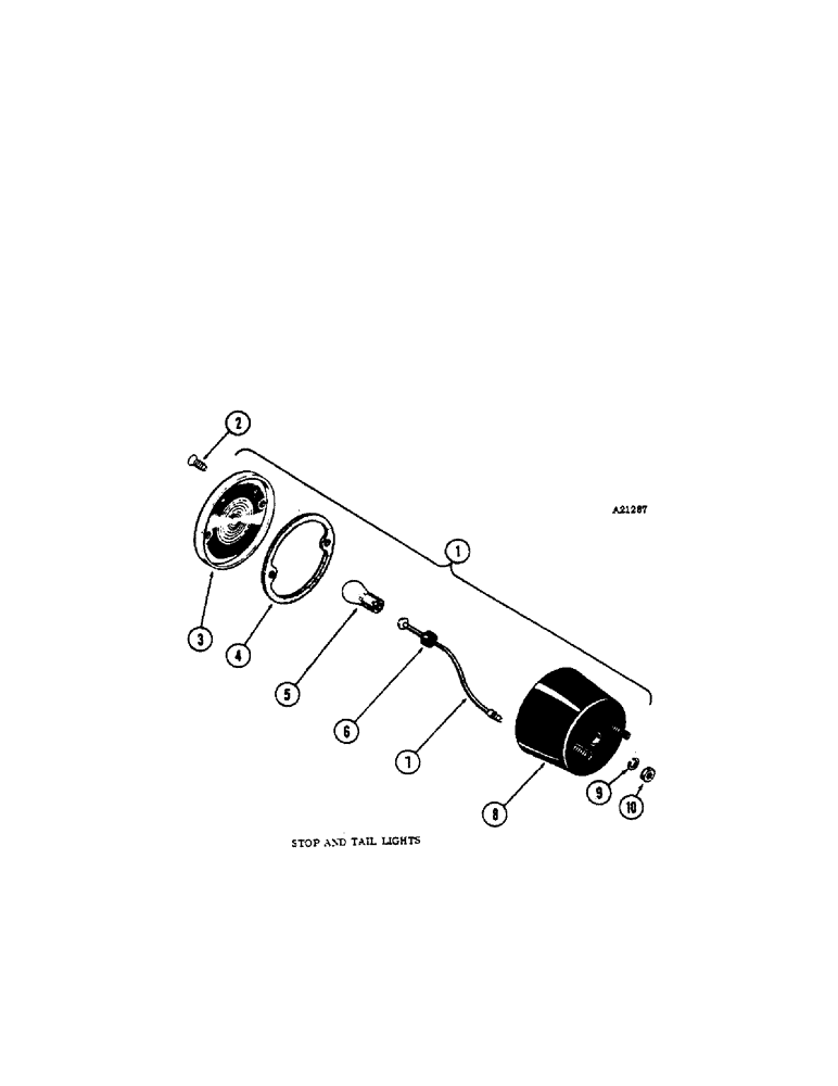 Схема запчастей Case W7E - (088) - LIGHTS, FRONT AND REAR LIGHTS - 12 VOLT, FRONT AND REAR (04) - ELECTRICAL SYSTEMS