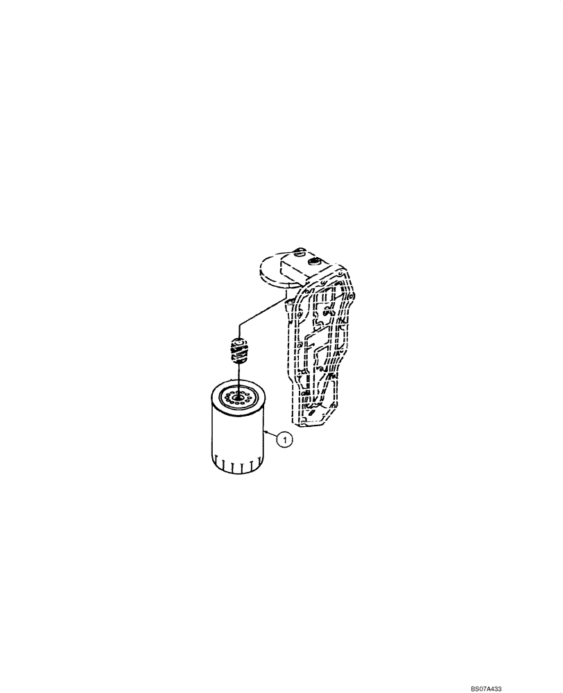 Схема запчастей Case 865 VHP - (02.12[00]) - ENGINE - OIL FILTER (02) - ENGINE