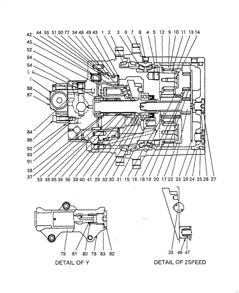 Схема запчастей Case CX20B - (HC370-01[2]) - MOTOR ASSY, PROPELLING (35) - HYDRAULIC SYSTEMS