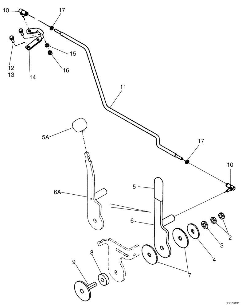 Схема запчастей Case 430 - (03-02) - CONTROLS - THROTTLE (03) - FUEL SYSTEM