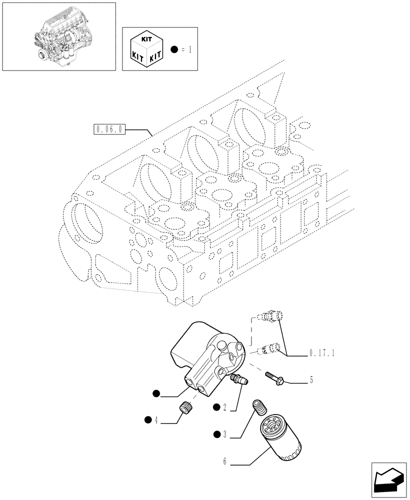 Схема запчастей Case F3AE0684L E906 - (0.20.0[01]) - FUEL FILTER & RELATED PARTS (504088012 - 504091886) 