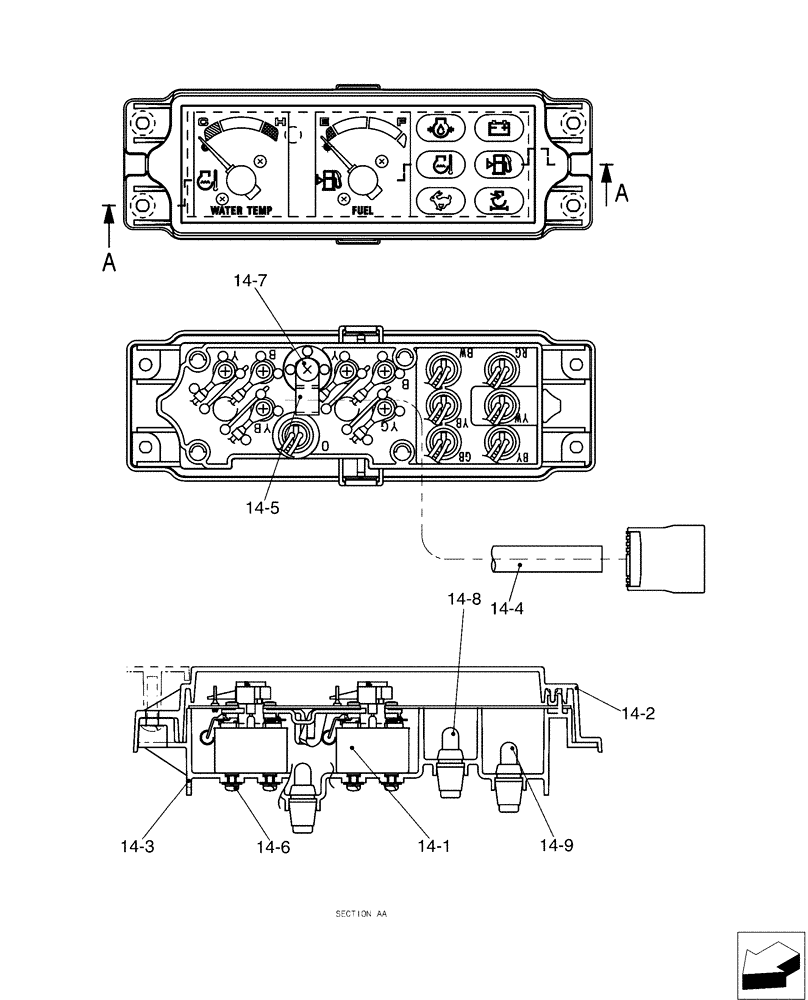 Схема запчастей Case CX36B - (01-043[03]) - CONTROLS, OPERATORS (90) - PLATFORM, CAB, BODYWORK AND DECALS