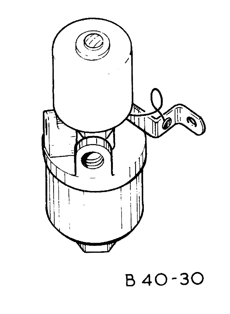 Схема запчастей Case 500 - (12-042) - FUEL FILTER, SOLENOID VALVE L.P.G. EQUIPMENT No Description