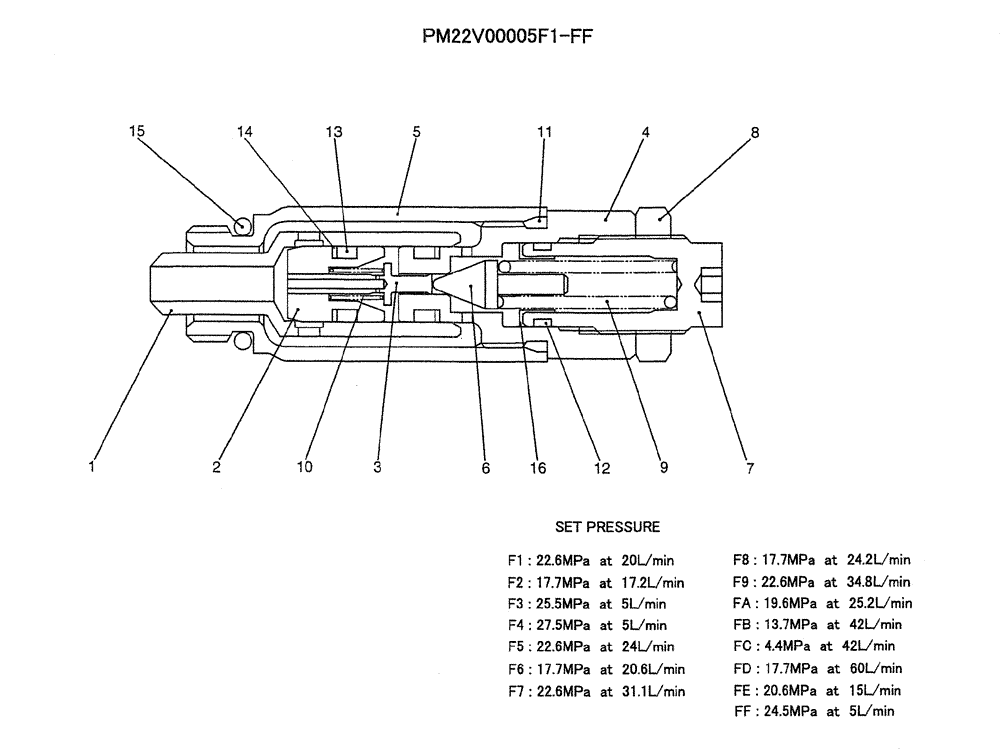 Схема запчастей Case CX31B - (07-014) - VALVE ASSY, OVERLOAD RELIEF (35) - HYDRAULIC SYSTEMS