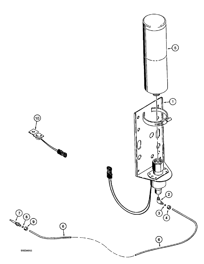 Схема запчастей Case 9010 - (4-26) - COLD WEATHER STARTING SYSTEM (04) - ELECTRICAL SYSTEMS